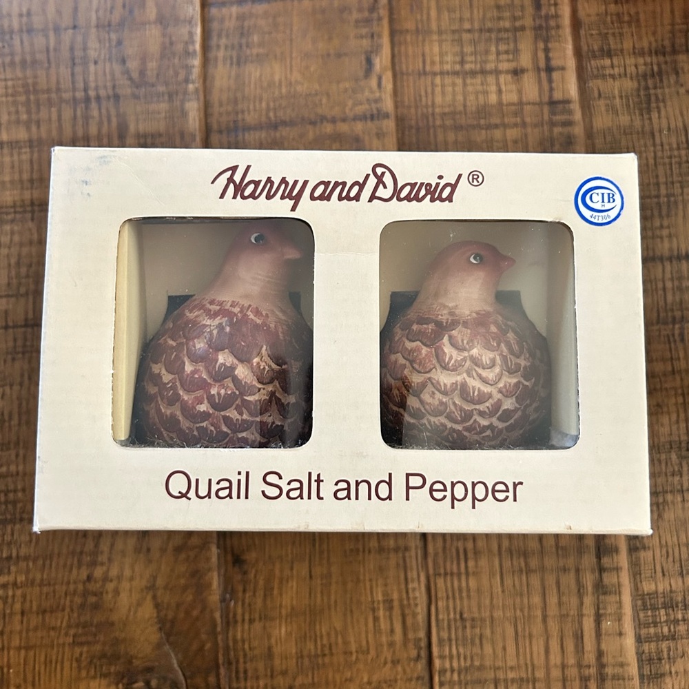Quail Salt and Pepper Shakers
